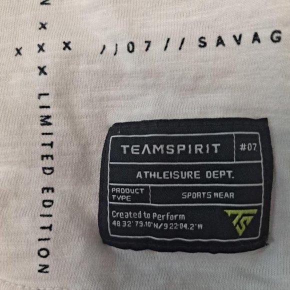 TEAM Spirit White Limited Edition Shirt Size‎ XXL - Picture 2 of 5